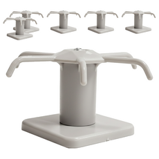 LIFE LANCE 多用途旋轉掛鉤 灰色, 6個