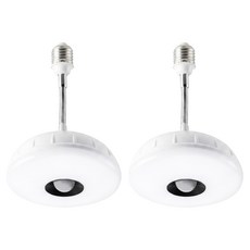 明沛 7W LED雙功能感應燈 紅外線感應燈+光感小夜燈 E27彎管款 MP6798-2, 黃光, 2個