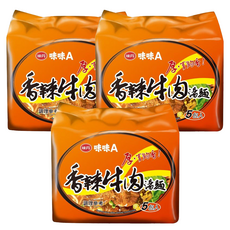 味丹 味味A 香辣牛肉湯麵 83g, 15包