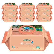페넬로페 본보야지 메종 아기물티슈 캡형, 55g, 70매, 10개