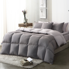 라셀렌 헝가리 거위털 다운 70% 알러지케어 구스이불 600g, 차콜