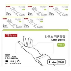 繪圖生活乳膠衛生手套 L, 單色, 大(L), 6個