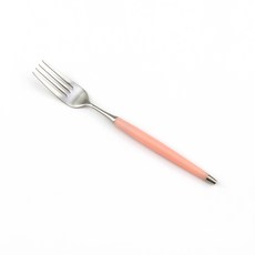 Bogen Le Bien 緞面餐具 沙拉叉, 1個, 柔粉色