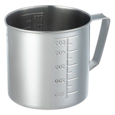 SHIMOYAMA 不銹鋼帶刻度量杯, 500ml, 1個