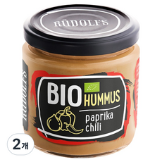 루돌프 유기농 후무스 파프리카 칠리, 2개, 180g
