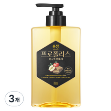 Soonsaem 蜂膠抗菌廚房洗潔精 蘋果香, 3個, 500ml