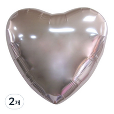 하트은박, 파스텔핑크, 2개