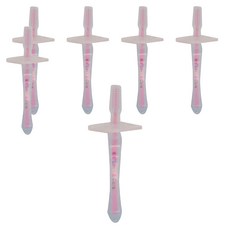 喜多 幼兒矽膠牙刷組，安全擋片，耐高溫120°C, 粉紅色, 6支, 1支