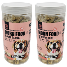 MORN FOOD 晨光 鮮食凍乾 HMF-D007 犬用, 扇貝, 60g, 2罐