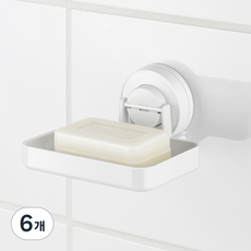 deHUb Sunny 肥皂架 130, 白色, 6個