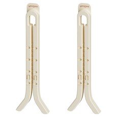 Happy Goods 簡約長靴收納可調節長度靴撐 29cm, 奶油色, 2個