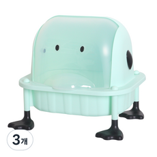 BONOHOUSE 企鵝收納盒, 薄荷綠，415 x 340 x 370 mm, 3個