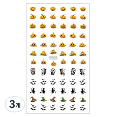 Nail Sketch 乾式轉印貼, D.217 萬聖節, 3個