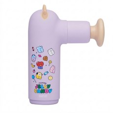 iNO care JODO BT21 震動按摩槍 四檔調節 Type-C 充電 附4種按摩頭+3款造型角, iNO Model G, 紫色