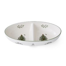스포드 포트메리온 크리스마스트리 나눔 접시 대, 혼합색상, 1개