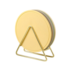 GUNU 矽膠鍋墊6件 + 收納架套組, 1套, 混色