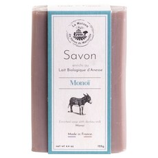 La Maison 馬賽皂之家 大溪地梔子花極白潤膚驢奶皂, 125g, 1個
