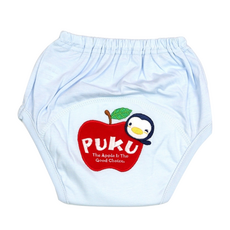 PUKU 藍色企鵝 繡花練習褲, 水藍色, 1件