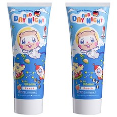 Day and Night 德恩奈 兒童牙膏 水蜜桃/草莓款式隨機, 90g, 2條