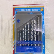 川武 水泥鑽8件組 CF-74405, 1組, 1入
