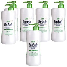 로픈 바오밥 21차 일반 건성 두피용 샴푸, 1L, 6개