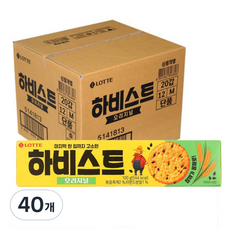 롯데웰푸드 하비스트 오리지널, 100g, 40개