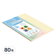 종이문화 스타일리쉬 얇은 혼합색지 120g 02 SS Summer, 80개, A3
