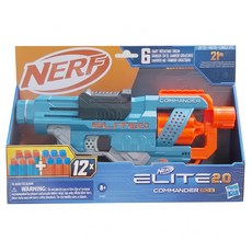 Hasbro 孩之寶 NERF 樂活打擊 菁英系列 玩具槍, 指揮官 RD 6, 1組