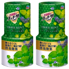EARTH 地球製藥 室內除臭芳香劑 草本薄荷香, 400ml, 2瓶