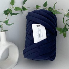 DCLARE 天鵝絨編織線 1kg, 1個, 海軍藍