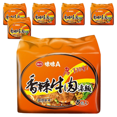 味丹 味味A 香辣牛肉湯麵 83g, 30包