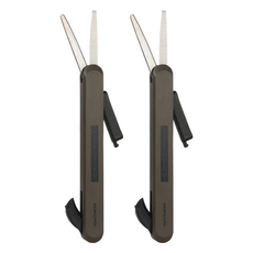 KOKUYO 國譽 a little special 攜帶型剪刀, 深棕色, 2支