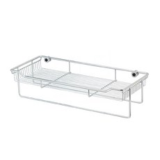 DAY&DAY 日日家居 毛巾置物架-雙桿, #304不鏽鋼 W460*D260*H160MM, 銀色, 1個