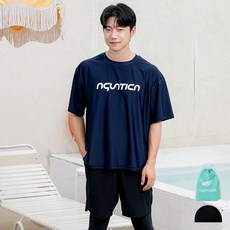 aquatica 男款拉鍊防磨衣 AQAMTS23007 + PL 內搭褲短褲套組