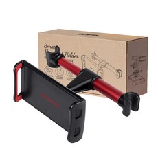 3S汽車後座智能手機支架, 紅色, 1個