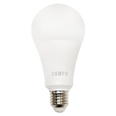 SAMPO 聲寶 LED 節能燈泡 20W LB-P20LDA 直徑80 x 152mm 90g, 晝光色, 1個