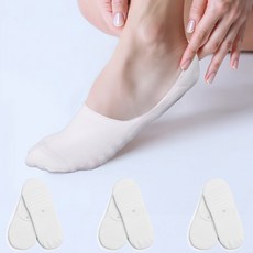 LITOO Airi-cool 透氣涼感運動隱形襪 夏季襪, 白色, 3個