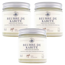 法國馬賽皂之家 滋潤驢奶乳木果油滋養霜, 120ml, 3罐