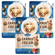폰타나 카르니아 베이컨 머쉬룸 크림 파스타소스, 130g, 3개