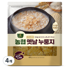 농협식품 구수한 옛날 누룽지, 450g, 4개