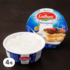 갈바니 마스카포네, 250g, 1개입, 4개