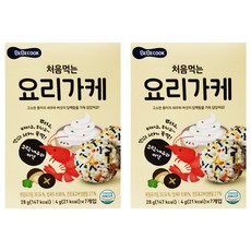BEBECOOK 初食拌飯香鬆 奶油香菇鮮蝦, 韓國產食材, 無添加, 28g, 2盒