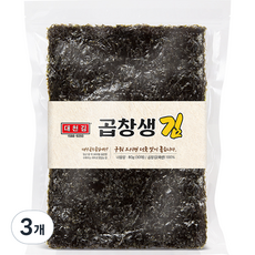 대천김 곱창돌김 DC922 30p, 80g, 3개