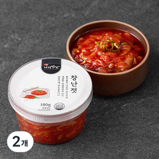 나래밥상 창난젓, 180g, 2개