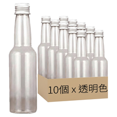 裝飾小酒瓶 10個, 透明色