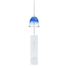ADERIA GLASS 津輕系列 四季風景款風鈴 日本製, 夏風 藍色