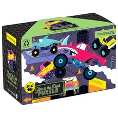 mudpuppy 夜光拼圖 怪物卡車, 1個, 100片