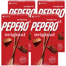 PEPERO 巧克力棒, 47g, 4盒