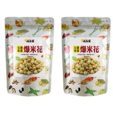 元氣家 玉米濃湯爆米花, 80g, 2包