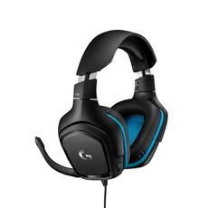 Logitech G 羅技G G431 電競耳機麥克風 DTS HEADPHONE:X技術 50毫米驅動單體, A00090/A00092, 黑色